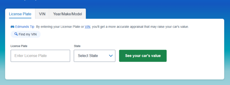Edmunds car value calculator