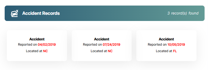 Accident report