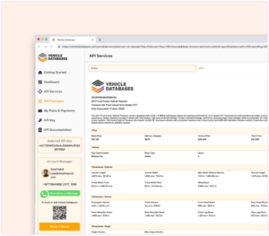 VIN Decoder API | Decode Any VIN to Vehicle Specs in JSON
