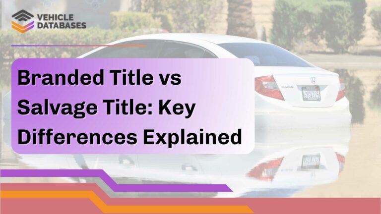 Branded Title vs Salvage Title
