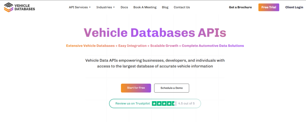Vehicle Databases