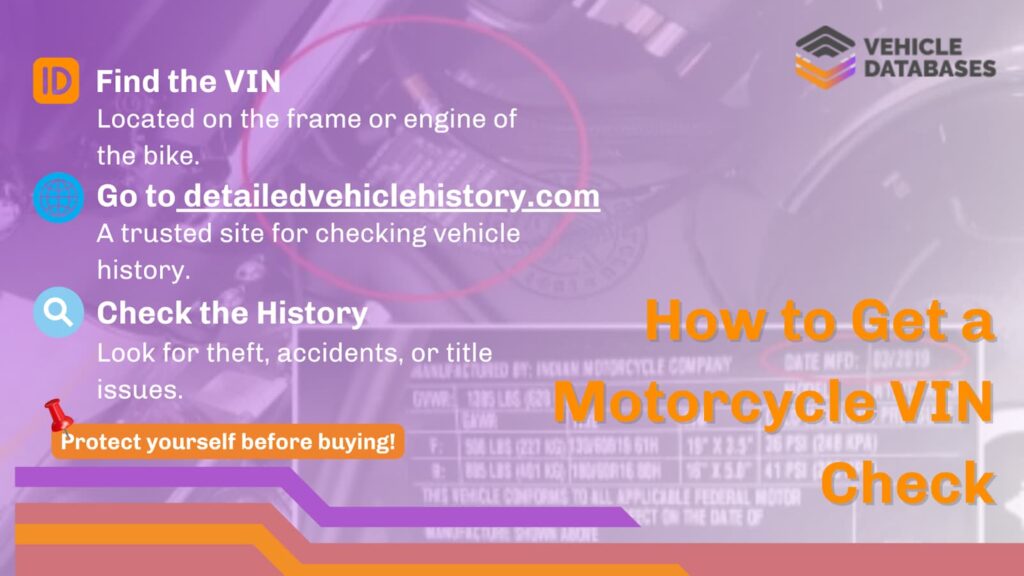 How to Run a Free Motorcycle VIN Check?
