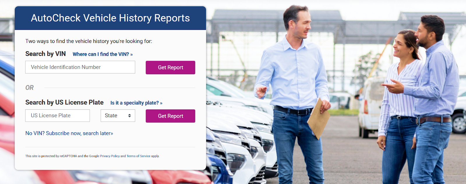 AutoCheck: Best for Vehicle Evaluation
