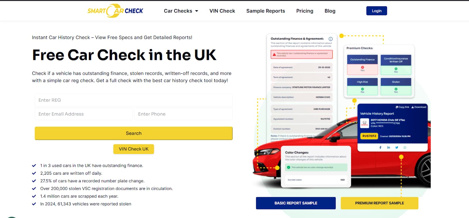 Smart Car Check: Best for UK VIN Checks 
